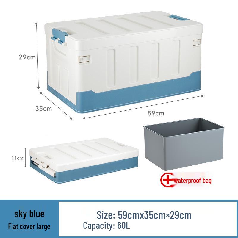 Organizator pliabil pentru depozitare camping portbagaj auto