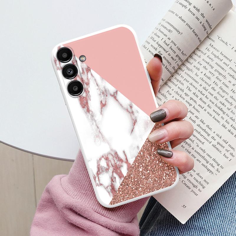 Case For Samsung A54 5G Back Cover Protective Silicone Funda Fashion Marble Stone Texture Coque For Galaxy A56 A16 A26 A36 A17