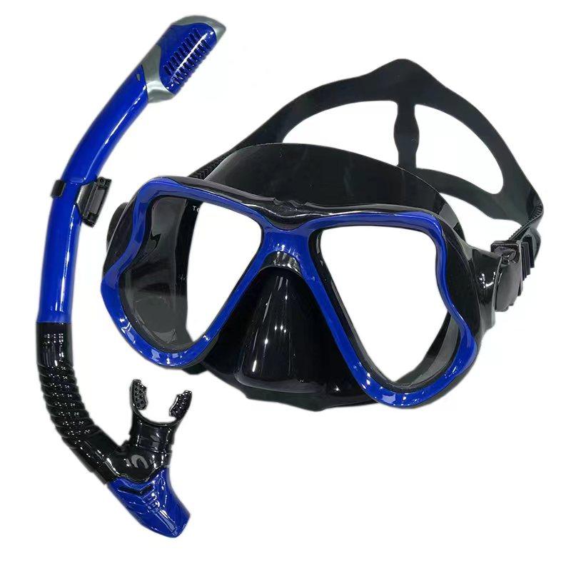 Diving Mask Snorkel Set Professional Tempered Glass Panoramic Diving Set