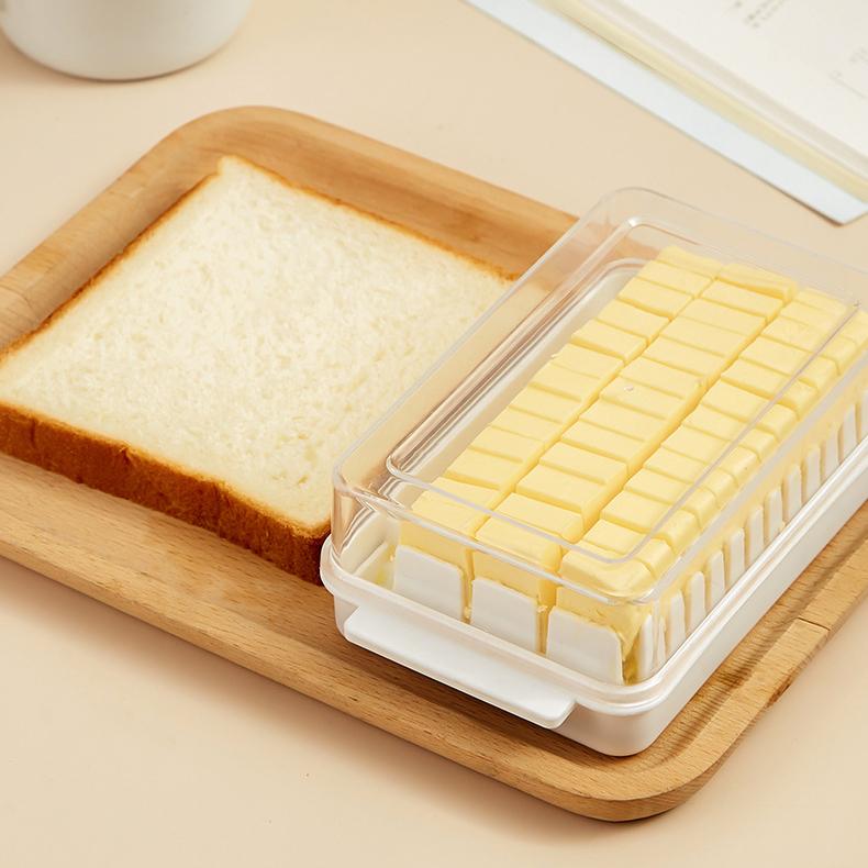 Butterdose mit Deckel Organizer Kühlschrank Käse Käse Aufbewahrungs-Organizer Crisper Backen Buttertrenner