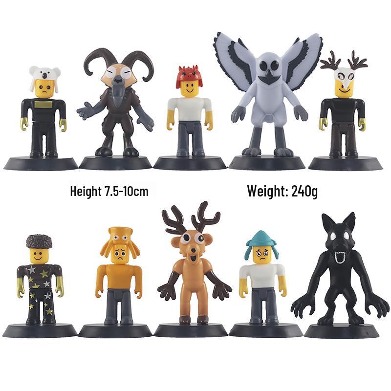 99 Nights Forest Elk Horror Game Figure Ornament