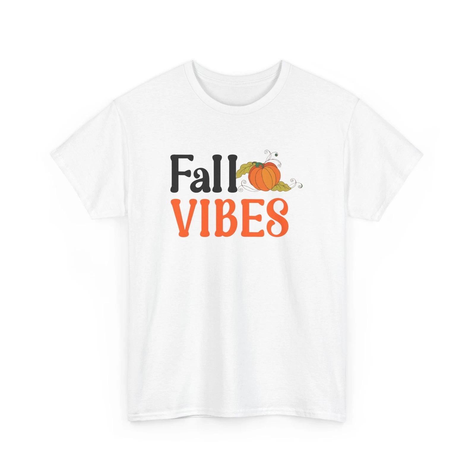 Fall Aesthetic T-Shirt | Autumn Leaves Pumpkin Spice Tee | Fall Vibes Shirt S