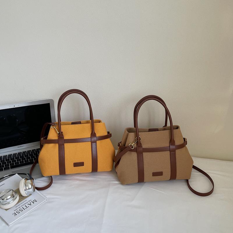 Fashion Daily Commuter Large Capacity Women's Handheld Underarm Bag New Canvas Women's Bag Tote Bag