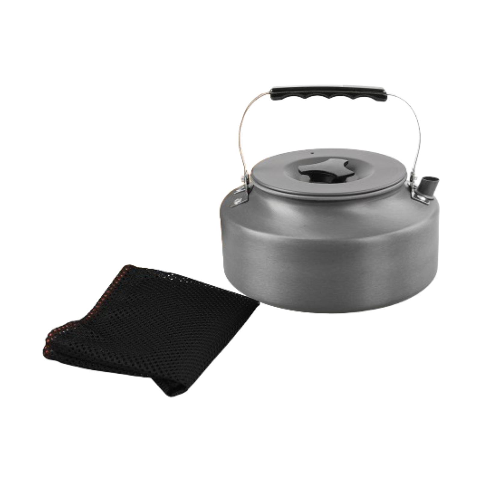 Portable Camping Kettle Aluminum Alloy Teapot Coffee Pot Large Capacity Water Boiler for Outdoor Hiking Gear