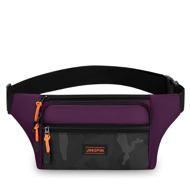 Men’s Waterproof Waist Bag Large Capacity Crossbody Chest Bag Multi Pocket Belt Bag Casual Travel Sports Fanny Pack