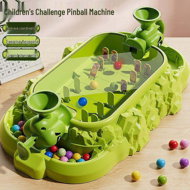 Children s Educational Pinball Shooter Game - Double Player Desktop Toy for Parent-Child Interaction