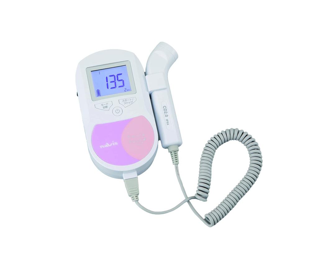 Navis Fetal Ultrasound Heart Rate Smile Sound Medically for Peace of Mind by Listening To Your Heartbeat Monitor, FD-01, Certified, Baby's