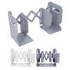 Extendable Bookend Non Skid PP Heavy Duty Decorative Adjustable Book Shelf Holder for Desk with Deta