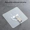 Transparent No-Drill Adhesive Hooks for Bathroom & Kitchen - No-Trace Design