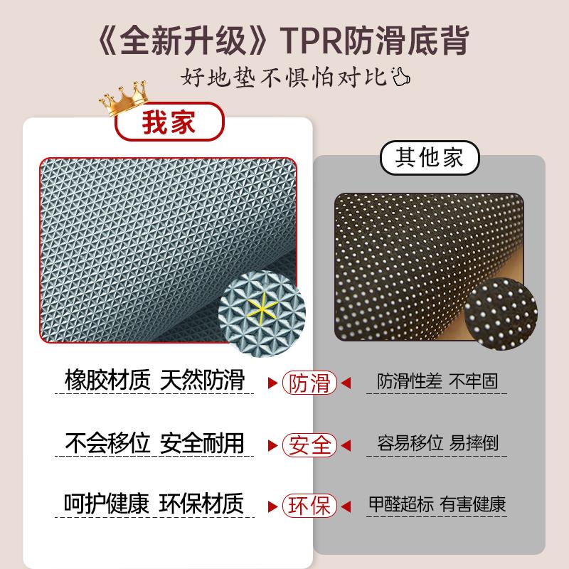 Simple Entry Door Ring Fleece Floor Mat, Non-Slip, Advanced Sense, Dirt-Resistant And Easy To Take Care Of, Can Be Cut, Entrance Foot Pad, Door Carpet