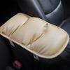 Leather Car Armrest Pad Covers Universal Center Console Auto Seat Armrests Box Pads Black Armrest Storage Protection Cushion