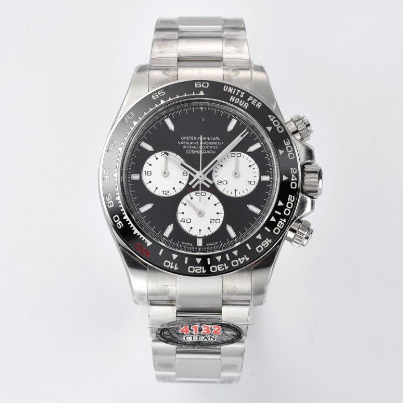 Laojia Daytona 4131 Multifunction Chronograph 904L Stainless Steel Mechanical Watch