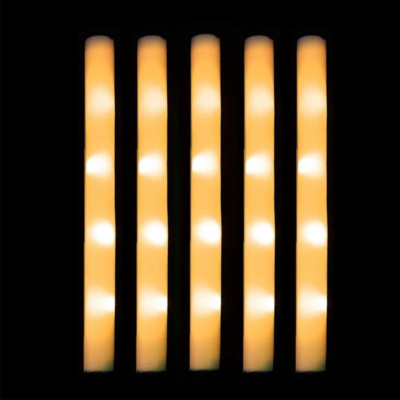 

30/1Pcs Glow Sticks Bulk-LED Foam Glow in The Dark Luminous Flashing Cheer Sticks Birthday Bar Wedding Concert Party Supplies 1PCS&Strip