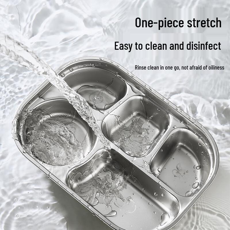Tafuco 316L Stainless Steel Kids Lunch Box with 5 Compartments