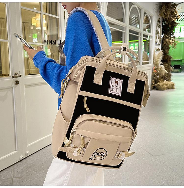 2024 Versatile Lightweight Nylon Backpack - Large Capacity, Multifunctional Laptop Bag for Students