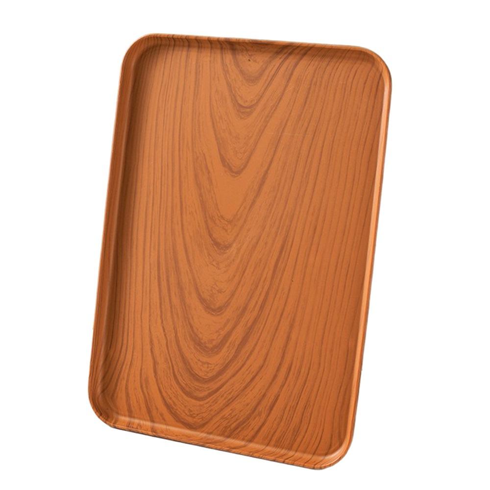 New Rectangular Pallet Plastic Nordic Style Food Bread Pan Dessert Pallet Household