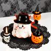Yousheng Halloween Coffee Mug Ghost Wearing Hat Shape Ceramic Cup Dishwasher Safe Festive Mug Seasonal Decoration Gift