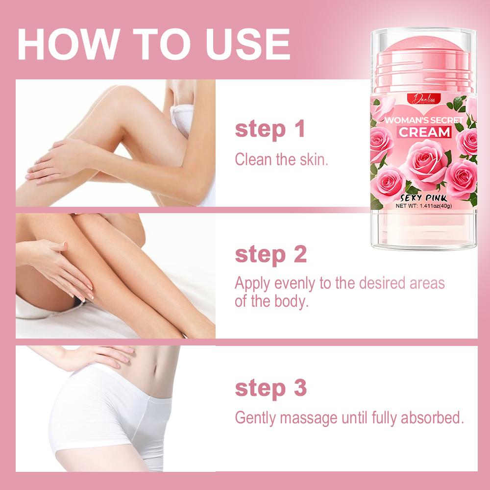 Woman's Secret Cream-Long-Lasting Hydration & Freshness, Enhances Skin Elasticity and Tightens Sagging Areas for a Youthful Appearance,40g