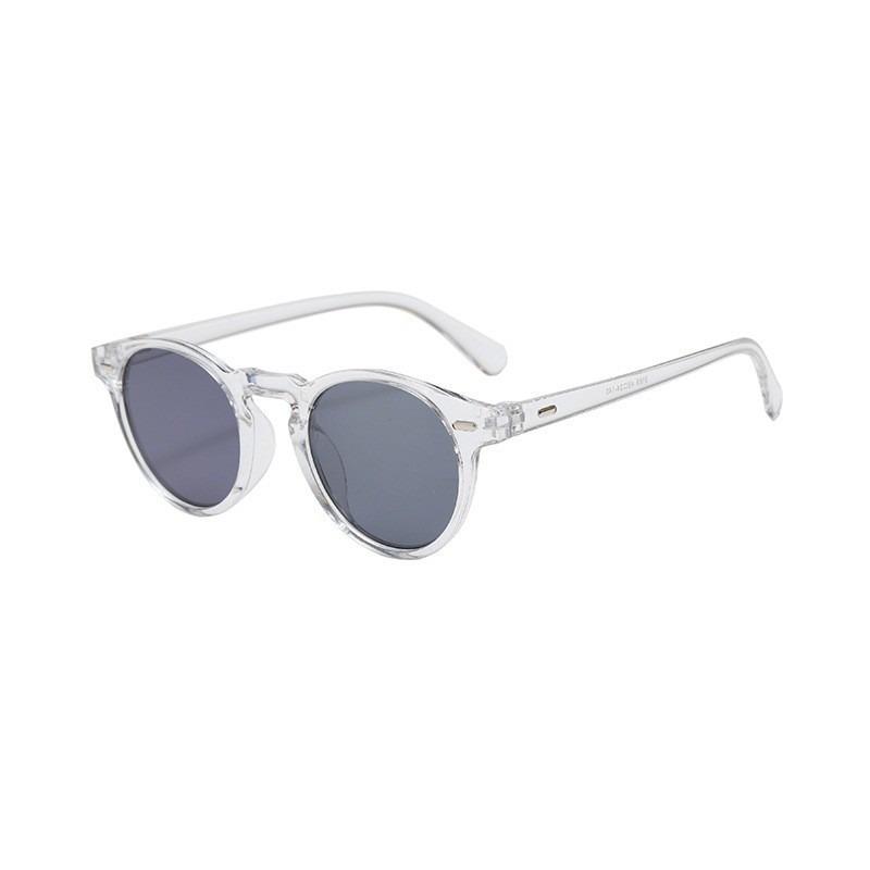 Trendy Green Retro Sunglasses Small Frame Unisex Fashion Rice Nail Sun Glasses for Women Men