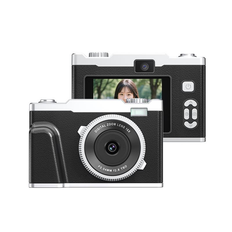 4K HD Mini Schönheits-Selfie- und Partykamera für Schüler und Kinder - Dual-Objektiv, Multifunktional