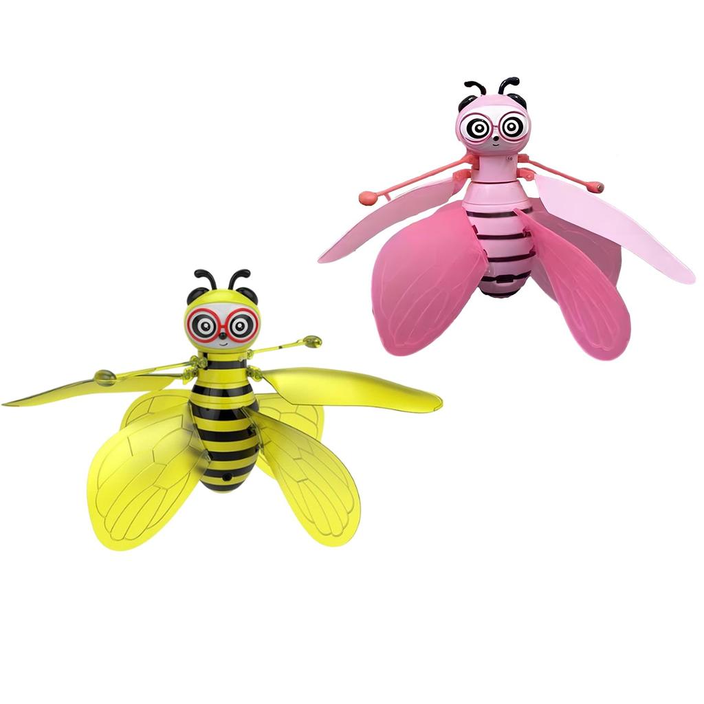 Drone RC Bee Induction Aircraft Infrared Sensing Hand Sensor Portable Helicopter Flying Kids Gift