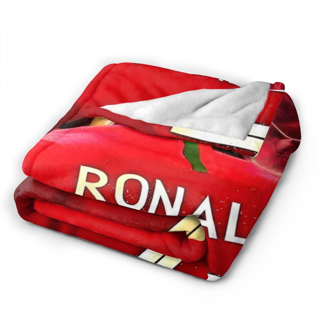 CR7 Blanket Ronaldos Wool Funny Warm Throw Blankets for Home Textile Decor