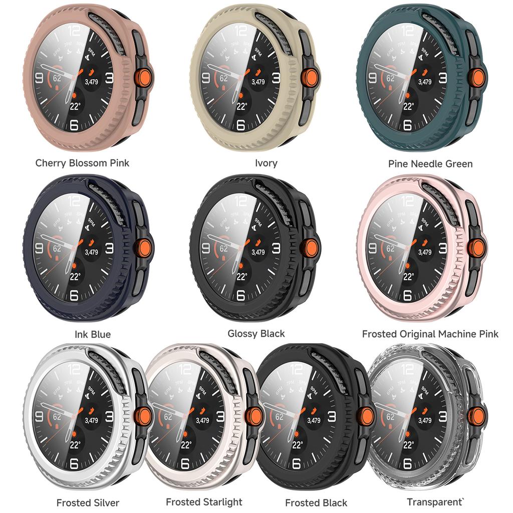 Tempered Glass PC Case for Samsung Galaxy Watch 8 40mm 44mm 8Classic 46mm Protector Cover for Galaxy Watch Ultra 2026 47mm Shell