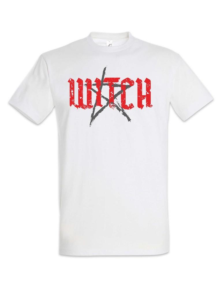 Witch Pentagram T-Shirt Witches Halloween Pentacle Cat Satan Satanism Symbol