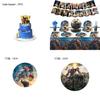 Transformers Party Decorations Colorful Tableware Set With Plates Napkins And Tablecloth