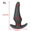 Liquid Silicone Soft Anal Plug Prostate Massage Anal Sex Toys for Adult Men Women Butt Plug Comfortable To Wear Anal Expansion