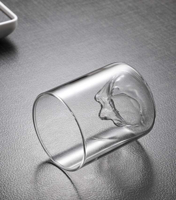 Creative Luxury Glass Mountain-View Cup for Coffee, Green Tea & Beverages