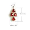 Pair of Beautiful Multicolor Dangle Earrings Drop Designs Elegant Comfortable for Women Daily Wear