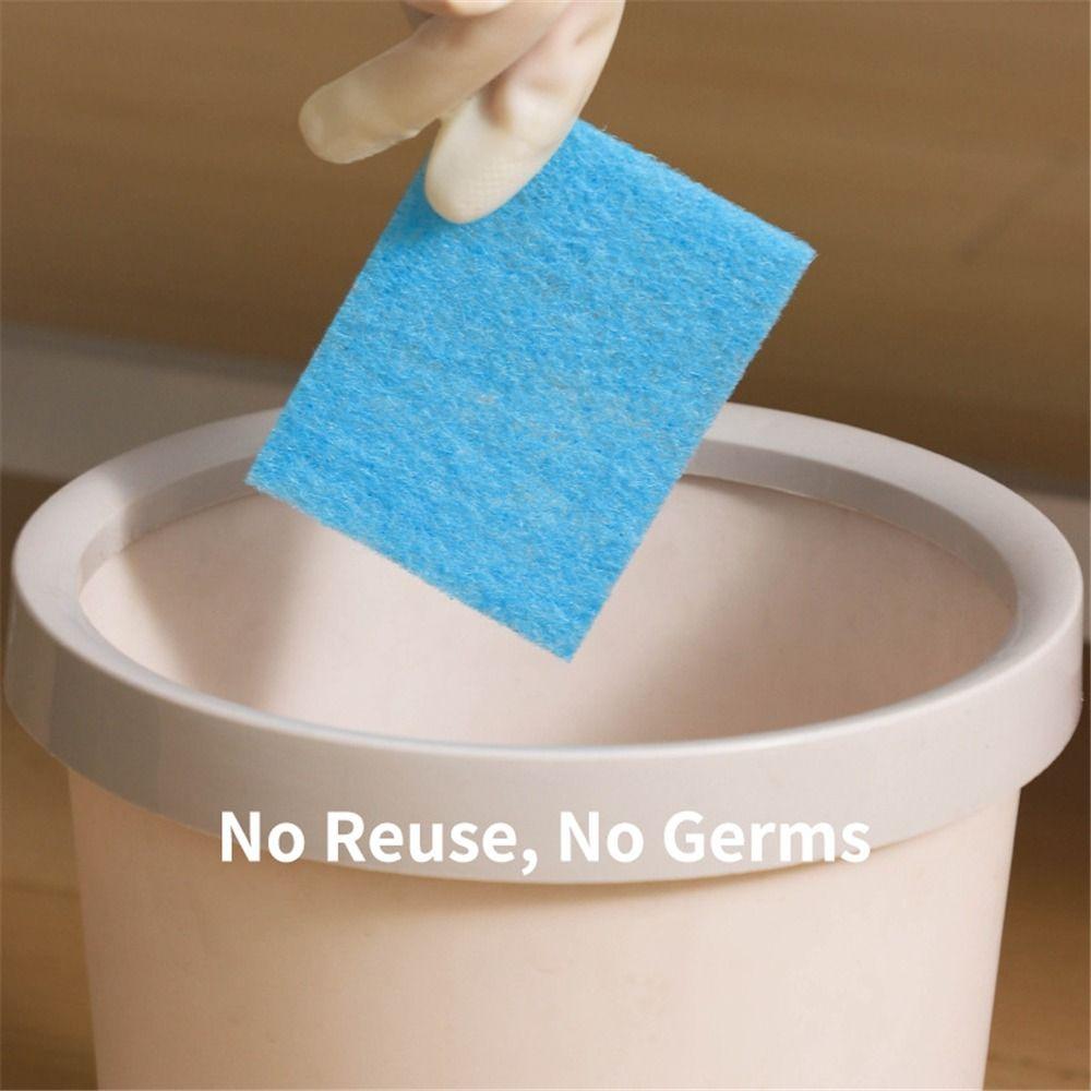 10 Stück Keine Reiniger erforderlich Einweg-Scheuerschwämme Eingebaute Natron Einweg-Natron-Scheuerschwamm Küchentuch