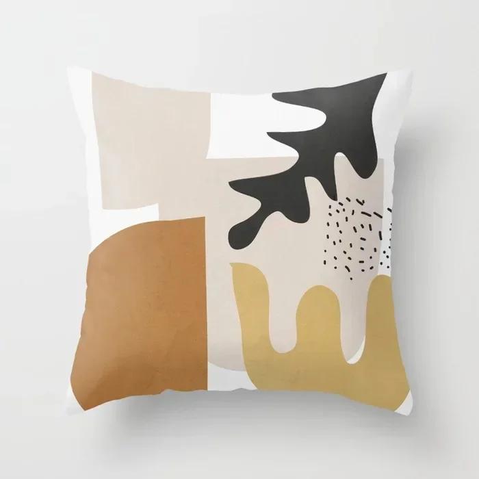 Nordic Abstract Geometric Collection Printed Sofa Cushion Cover Pillowcase Home Decor Party Car Bedding