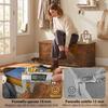 Storage Chest, Large 113L Blanket Box, Shoe Bench with Safety Hinged Lid, Storage Trunk, Bed End Bench for Bedroom, Hallway, Living Room, Playroom