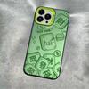 Mahjong Fa Cai Silberne Handyhülle für iPhone 12 Pro Max/13/14/16/17, 15 Farben verfügbar, Grenzüberschreitende Nische.