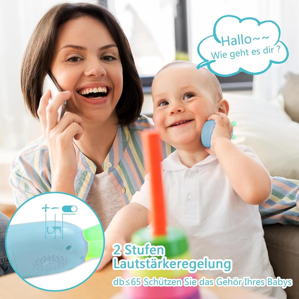 Baby Toy, Baby Mobile Phone 123 Smartphone,Toy Mobile Phone with Music Lights,Sound,Laughing Songs Dialogue,Various Melodies,From 6 Months Phone, Gift