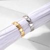 2026 Fashion Wedding Jewellery Rings Love Rings 2 Piece Gold Simple Girl's Accessories Ring Set of 2
