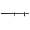 Household Wheel Sliding Barn Door Hanging Rail Pulley Hardware Single Door 2.44m Interior Closet