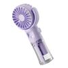 Misting Fan Portable Handheld Fan HandHeld Mist Fan Rechargeable 4 Speed Adjustable Small Mister Fan Cooling Water Spray
