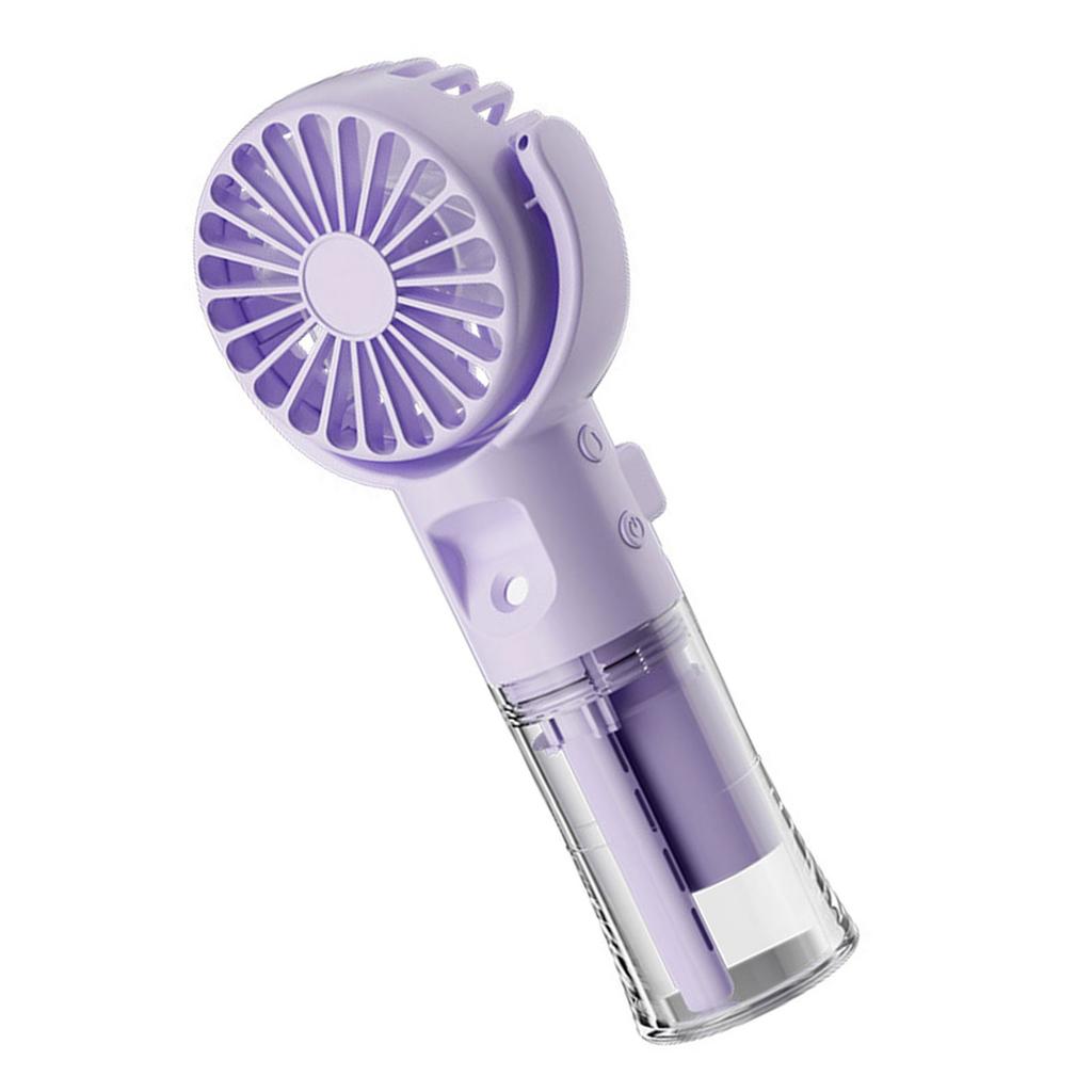 Misting Fan Portable Handheld Fan HandHeld Mist Fan Rechargeable 4 Speed Adjustable Small Mister Fan Cooling Water Spray