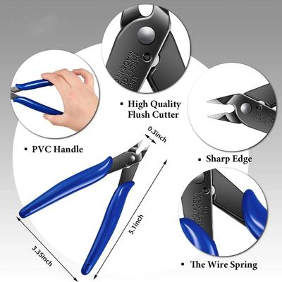 Diagonaalkniptang Koolstofstaal Tang Elektrische Draad Kabel Kniptang Knipzijde Kniptang Flush Tang Nipper Handgereedschap