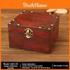 Nordic Vintage Wooden Jewelry Box With Lock For Bedroom And Living Room Storage