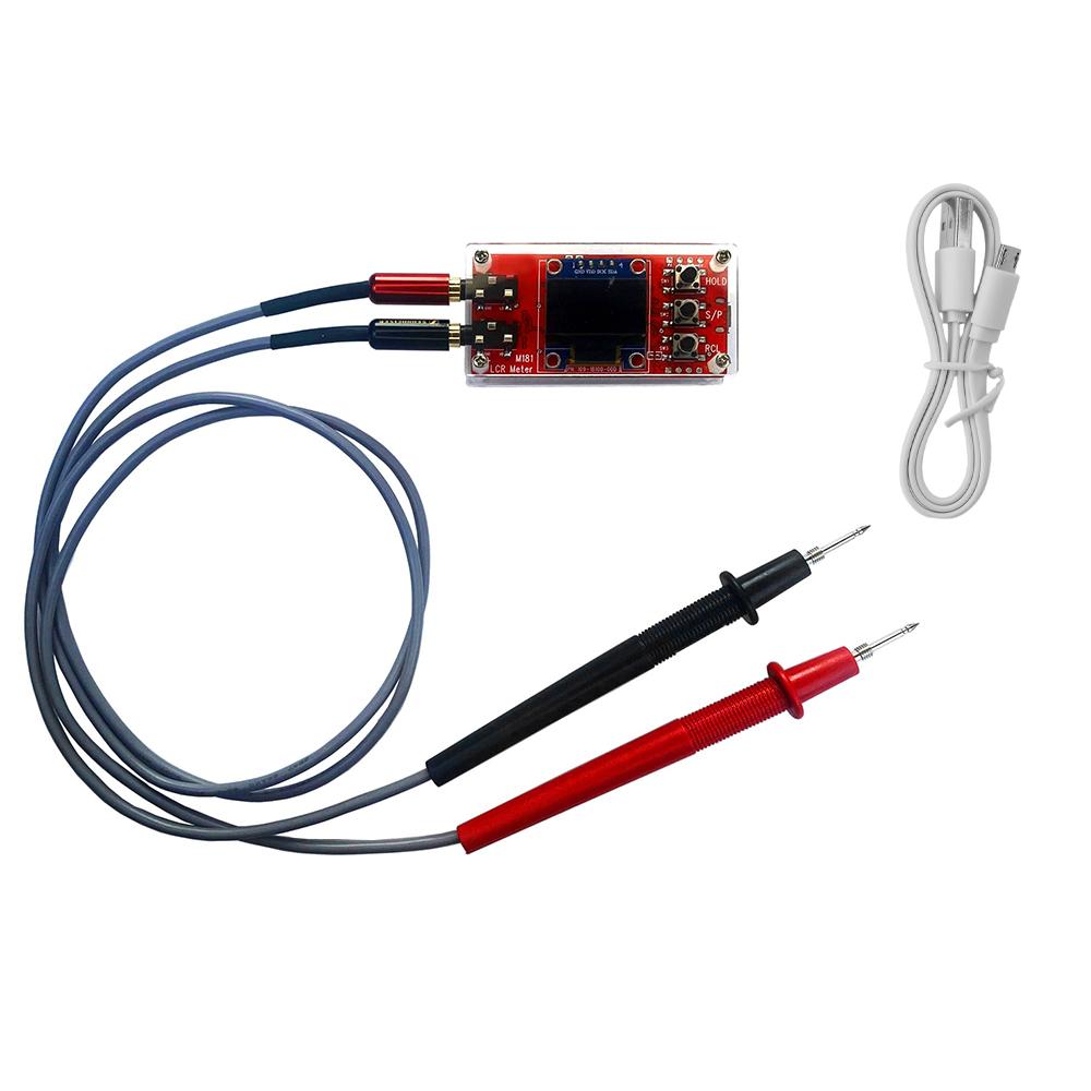 M181 LCR Meter Bridge DIY Kit High Precision Inductance Capacitance Resistance Tester Module 1KHz/100Hz Adjustable Frequency