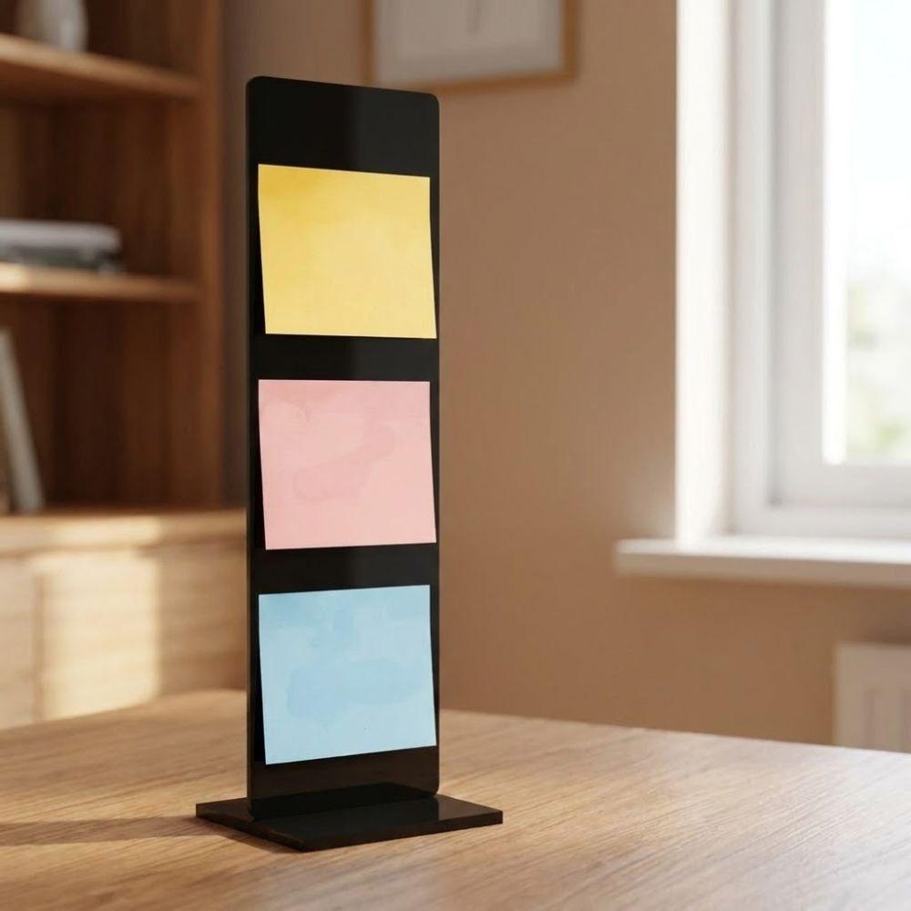 Detachable Acrylic Desk Note Board Display Board Message Board Sticky Note Holder Office Desktop