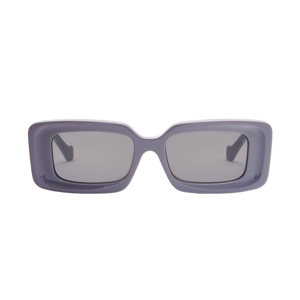 Loewe Logo Pattern Acetate Irregular Shape Sunglasses Women sunglasses Purple LW40101I81A