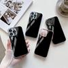 Black for iPhone17 star metallic paint mobile phone protective case 13 fine hole 16/15/14 glass 12 premium simple