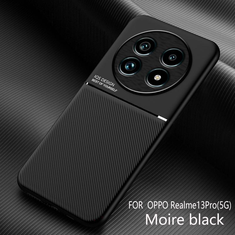 For OPPO Realme 13 Pro 13 ProPlus Textured Magnetic Four-corner Full Coverage Shockproof and Drop-resistant Phone Case