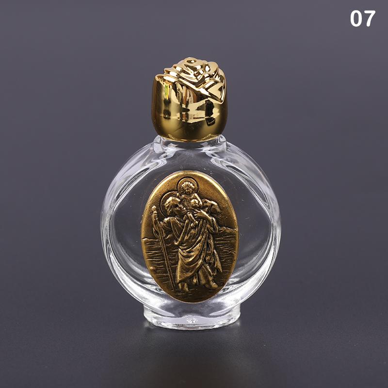 22 typů svěcené vody Ježíšova láhev Láhev náboženského kříže Láhev křesťanské panny Socha Láhev Láhev na svěcenou vodu