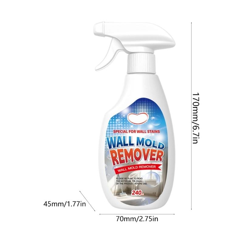 Pulitore Macchie Potente e Conveniente Delicato sull'Agente Pulitore per Pareti 240ml per Legno, Piastrelle, Tessuto